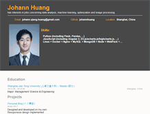 Tablet Screenshot of johannhuang.com